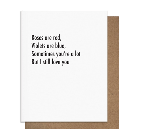 You're a Lot Card