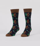 Bigfoot and Nessie Men's socks