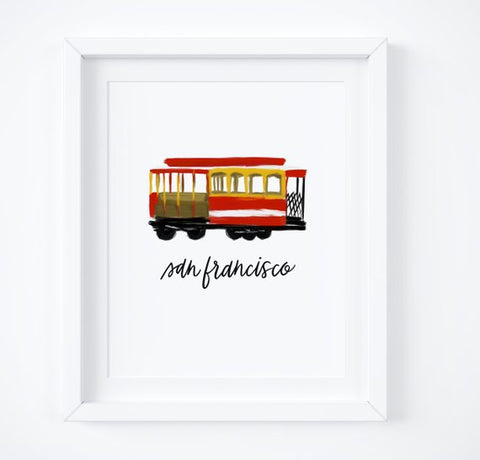 Cable Car print