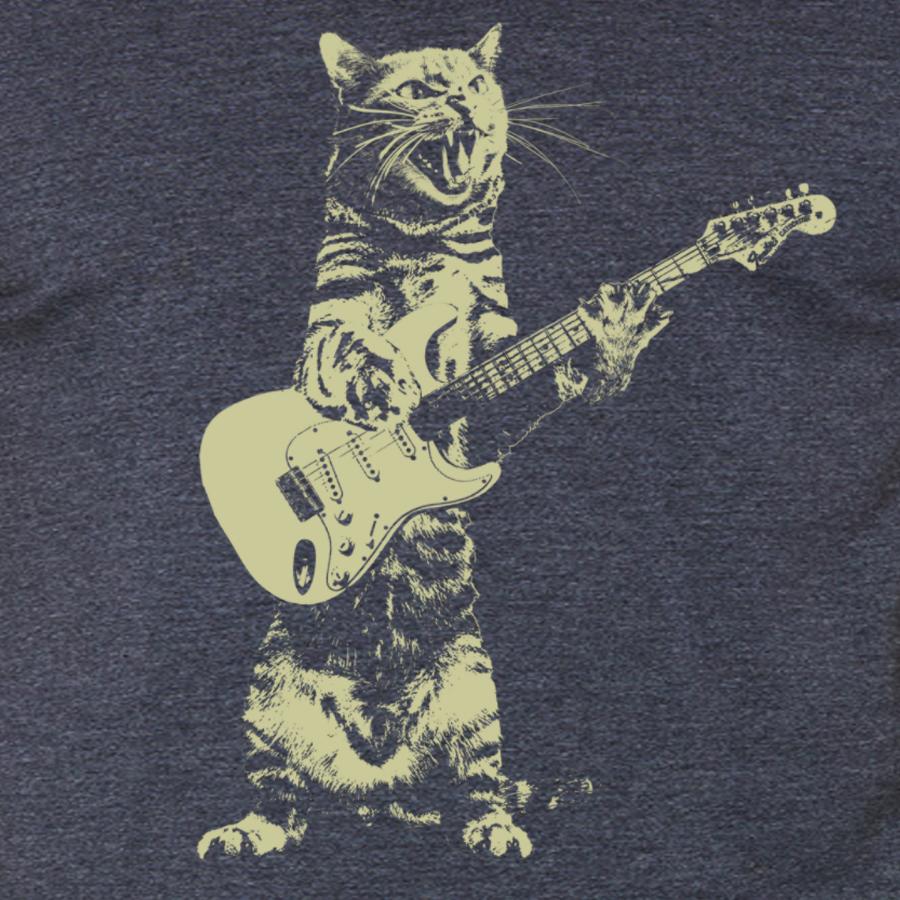 Cat Playing Guitar Men's tshirt