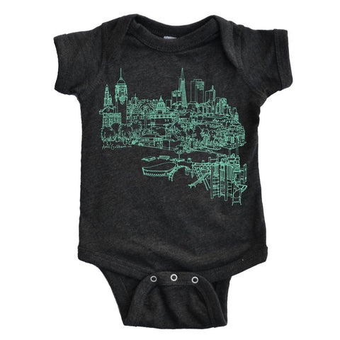 Dolores Park Baby Onesie