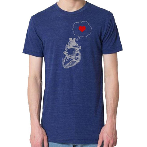 Thinking of Hearts Men's T-Shirt