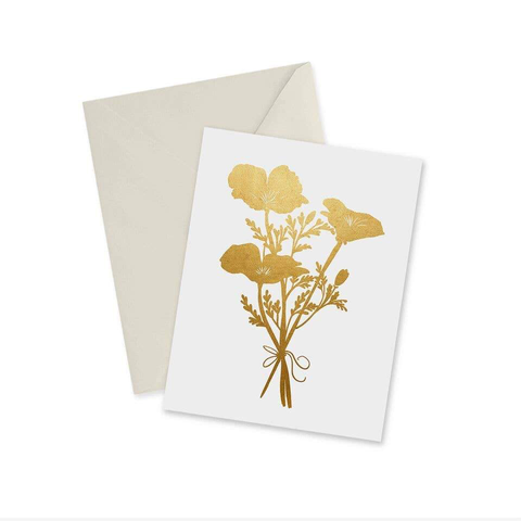 Golden Poppies Card Pack