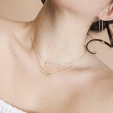 3 Tiny Circles Necklace
