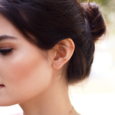 Tiny Circle Studs
