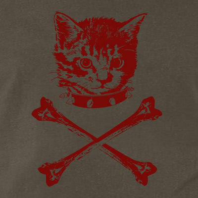 Kitten X-bones Men's T-shirt