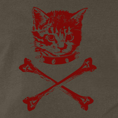 Kitten X-bones Men's T-shirt