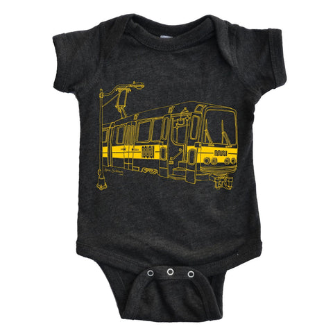 Muni Bus Baby Onesie