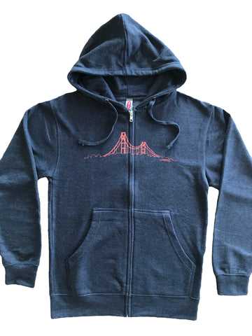 Golden Gate Bridge Zip Hoodie