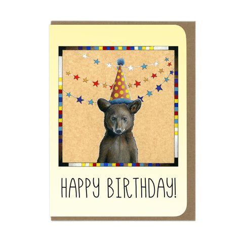 Bear Cub Birthday Greeting Card